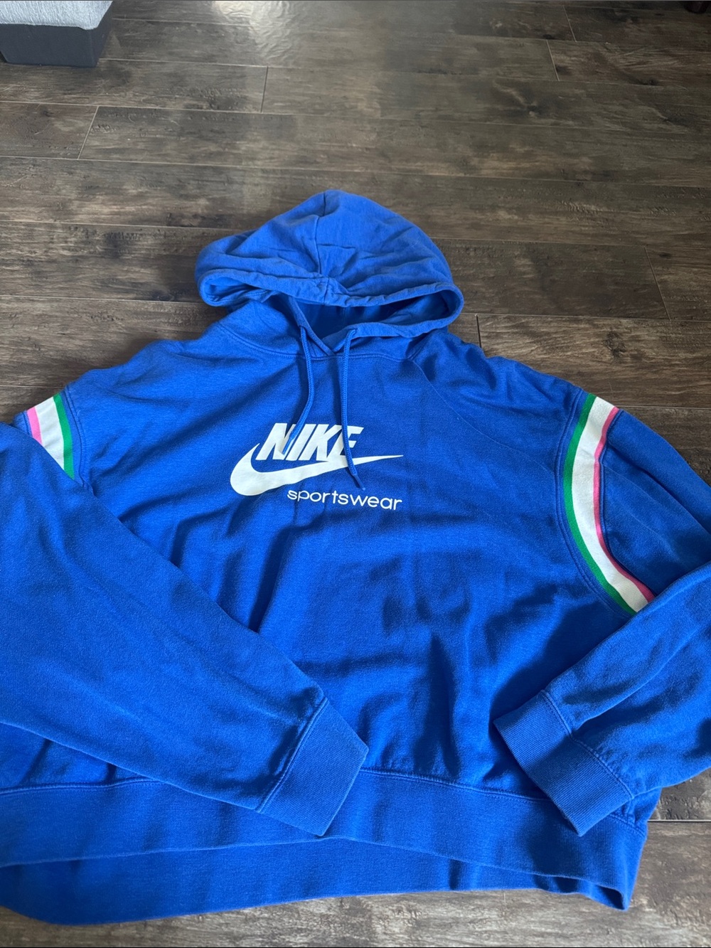 Nike Blue Sportswear Hoodie - womensHooded Sweatshirt